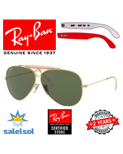 2x Temples de remplacement originales > Ray-Ban 3138 - Shooter