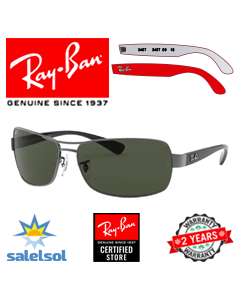 2x Temples de remplacement d'origine > Ray-Ban 3379