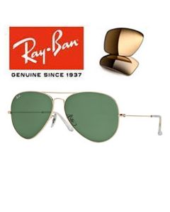 2x Verres Rechange Originales > Ray-Ban 3026 · Aviator Large Metal II