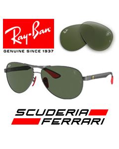 2x Verres Rechange Originales > Ray-Ban 8331-M · Ferrari