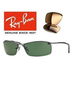 2 paires de verres de rechange d'origine > Ray-Ban 3183 (compatibles avec les modèles 3179, 3187 et 3186)