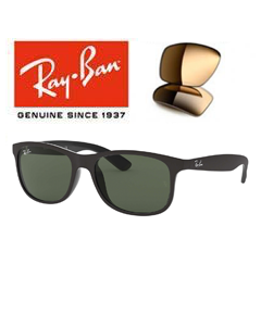 2x Lentilles de Remplacement d'Origine > Ray-Ban 4202 - Andy